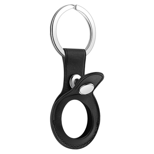 Funda protectora de cuero con hebilla colgante para Airtag