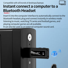 USB Car Bluetooth 5.0 Adaptador Receptor FM ...