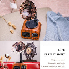 Altavoz retro inalámbrico Bluetooth