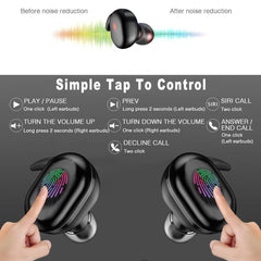Y30 Auricular inalámbrico Bluetooth 5.0 Mini...