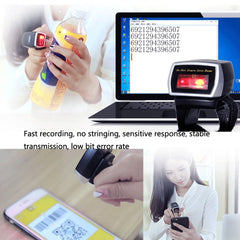 NETUM 2D Mini Escáner de Anillo Bluetooth In...