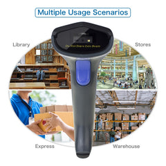 Escáner Bluetooth inalámbrico de código QR d...