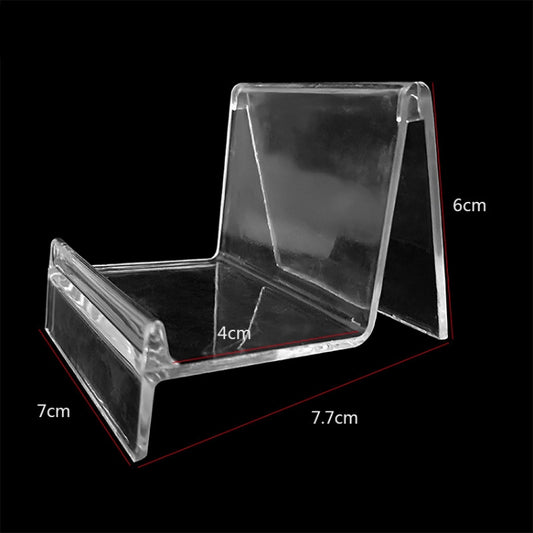 10 PCS Engrosado Soporte de billetera transp...
