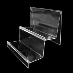 10 PCS Engrosado Soporte de billetera transp...
