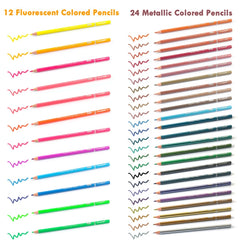 Juego de lápices de plomo de 240 colores Kal...