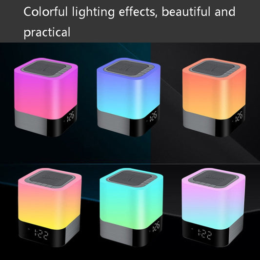 Mini altavoz de escritorio con luz nocturna