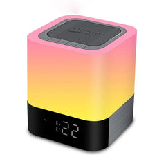 Mini altavoz de escritorio con luz nocturna