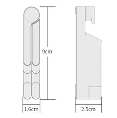 Soporte plegable para teléfono móvil de aleación de aluminio