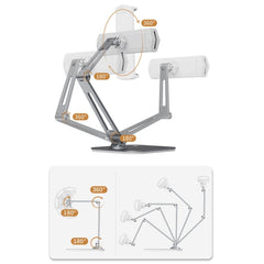 Boneruy P47 Tablet Computer Stand Soporte pa...