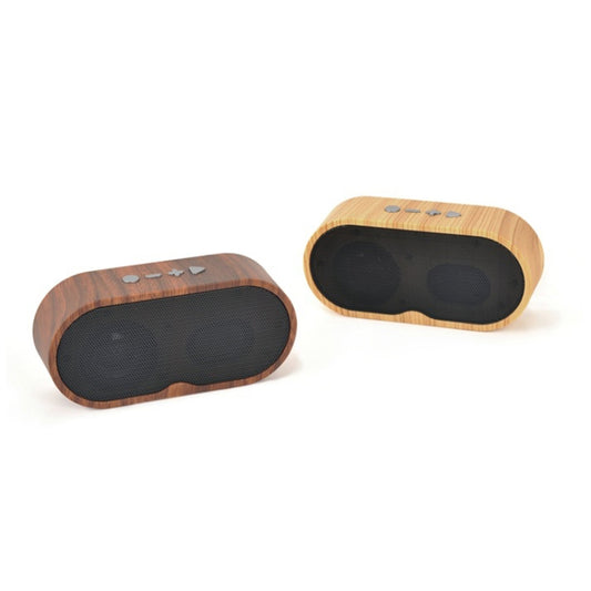 Altavoz Bluetooth F3 retro de grano de madera