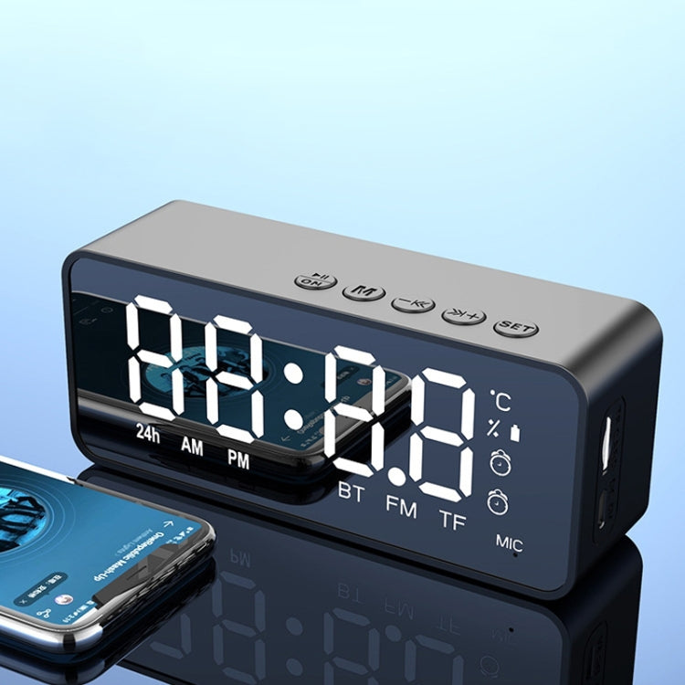 ZXL-G50 Mini Espejo Alarma Altavoz Bluetooth...