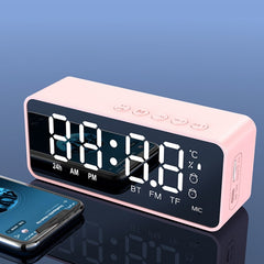 ZXL-G50 Mini Espejo Alarma Altavoz Bluetooth...