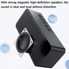 ZXL-G50 Mini Espejo Alarma Altavoz Bluetooth...