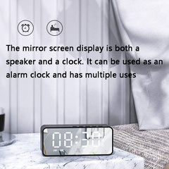 ZXL-G50 Mini Espejo Alarma Altavoz Bluetooth...