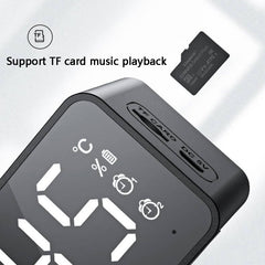 ZXL-G50 Mini Espejo Alarma Altavoz Bluetooth...