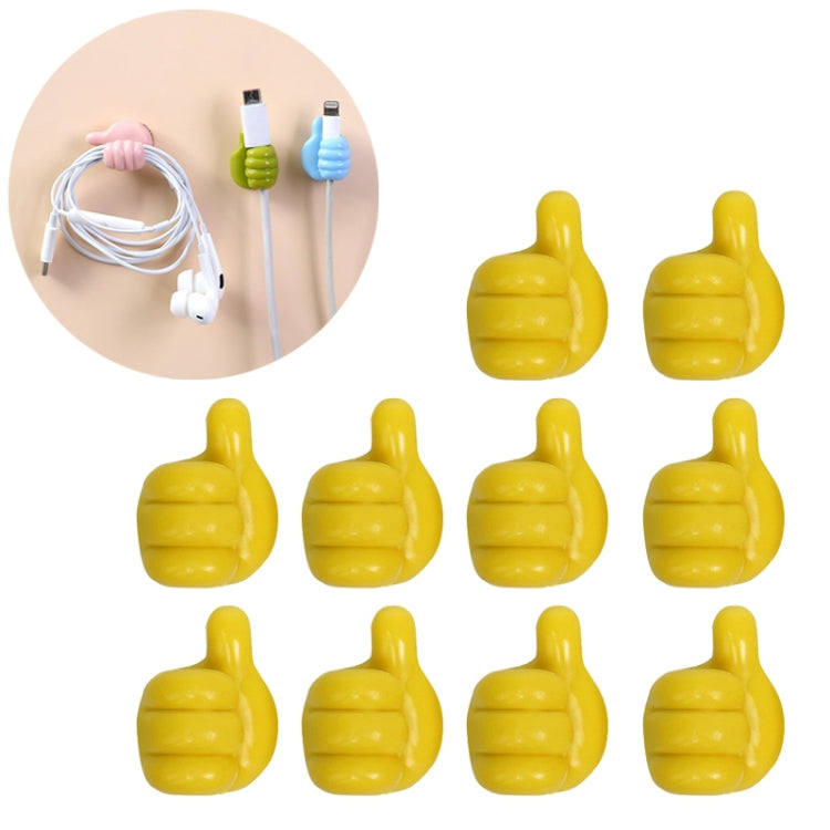 Organizador de cables con soporte práctico de 10 piezas