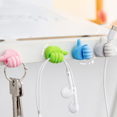 Organizador de cables con soporte práctico de 10 piezas