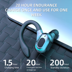 F8 Bluetooth 5.1 Auriculares deportivos inal...