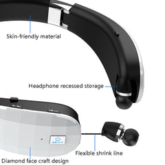 Auricular Bluetooth plegable telescópico mon...