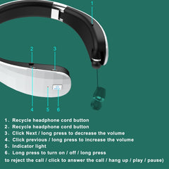Auricular Bluetooth plegable telescópico mon...