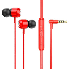 2 PCS TS6000 3.5mm Metal Codo In-Ear Auricul...
