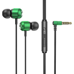 2 PCS TS6000 3.5mm Metal Codo In-Ear Auricul...