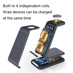 Cargador vertical inalámbrico D2 3 en 1 15W ...