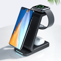 Cargador vertical inalámbrico D2 3 en 1 15W ...