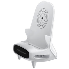 Carga inalámbrica de altavoz vertical de escritorio de 15 W