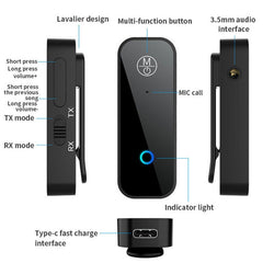 Transmisor de recepción Bluetooth 2 en 1 Ada...