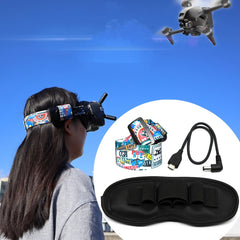 Vuelo Video Gafas Graffiti Color Diadema Cor...