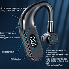 Bluetooth Business Hanging Ear Digital Displ...