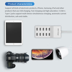 Cargador multipuerto USB Adaptador rápido un...