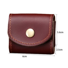 S122 Vintage Mini bolso de piel para auricul...