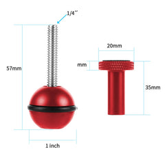 Adaptador de cabeza esférica Tornillo ajusta...
