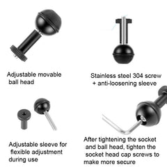 Adaptador de cabeza esférica Tornillo ajusta...