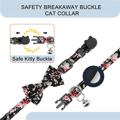 Collar para mascotas con lazo impreso antipé...