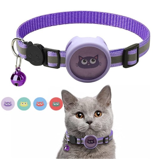 Collar reflectante para mascotas con campana...