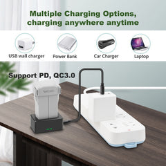 Adaptador de carga USB Caja de cargador de b...