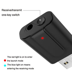 2 uds BT10 2 en 1 USB Bluetooth 5,0 transmis...
