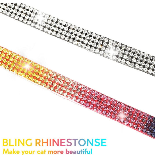 Collar de diamantes de imitación para mascot...