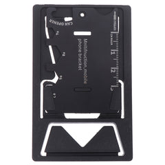 Tarjeta de herramienta Mini EDC con soporte para teléfono de 4 piezas