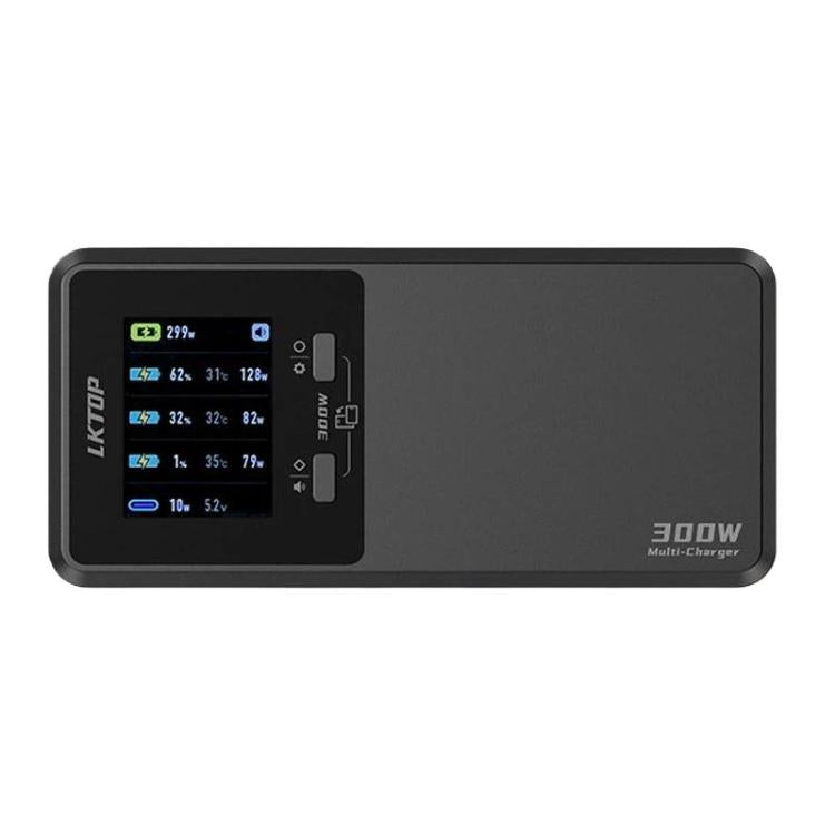 Cargador rápido de batería de 300 W con pant...