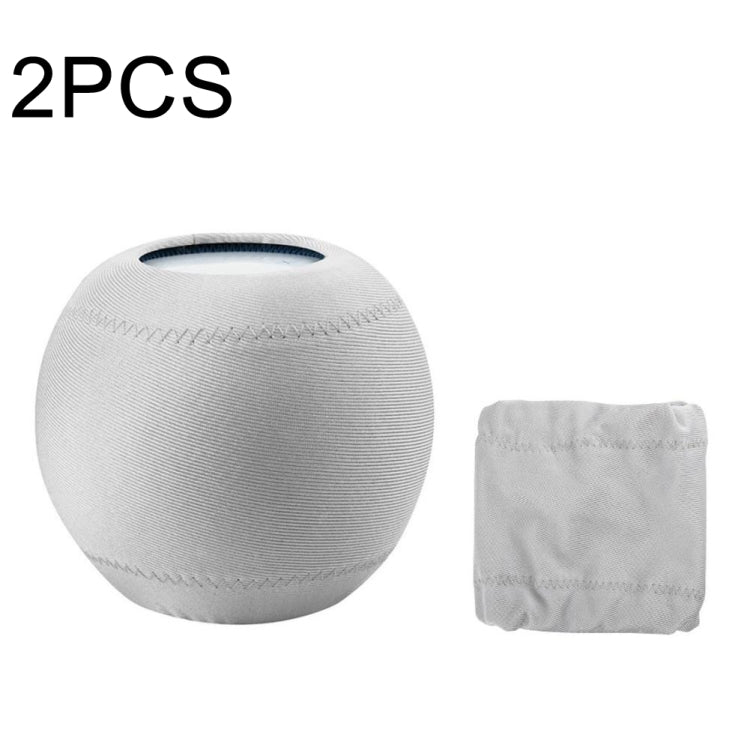 2 piezas para Homepod Mini altavoz inteligente cubierta antipolvo