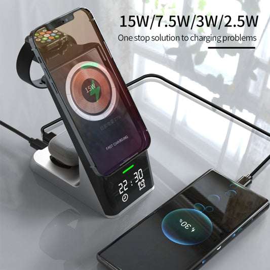 H27 15W 6 en 1 con función de reloj Cargador...
