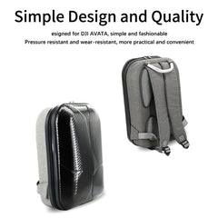 Para DJI Avata Mochila de fibra de carbono B...