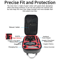 Para DJI Avata Mochila de fibra de carbono B...