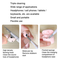 Pluma de limpieza de auriculares Bluetooth a...