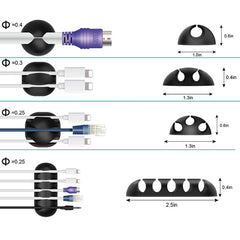 Kit organizador de gestión de cables Funda p...