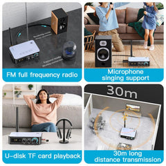 M9 Pro 5.1 Receptor Bluetooth Lanzador Radio...